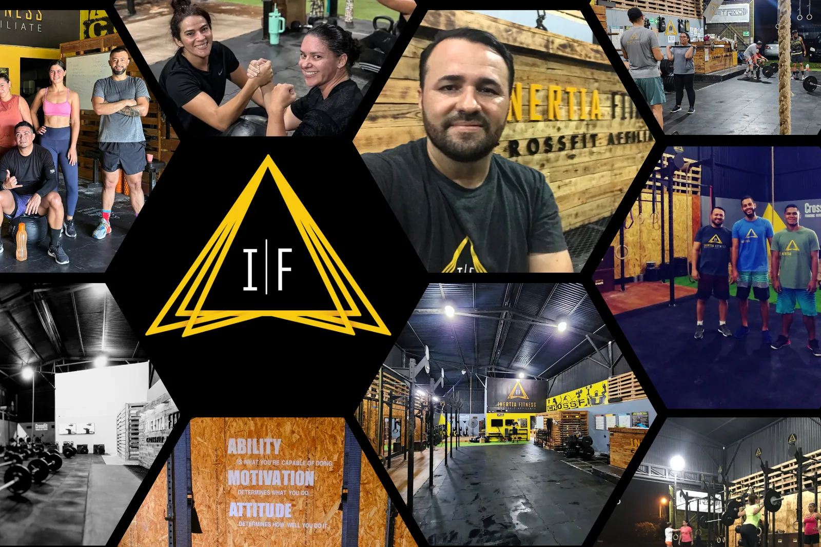 Clase de CrossFit en sesión en Inertia Fitness